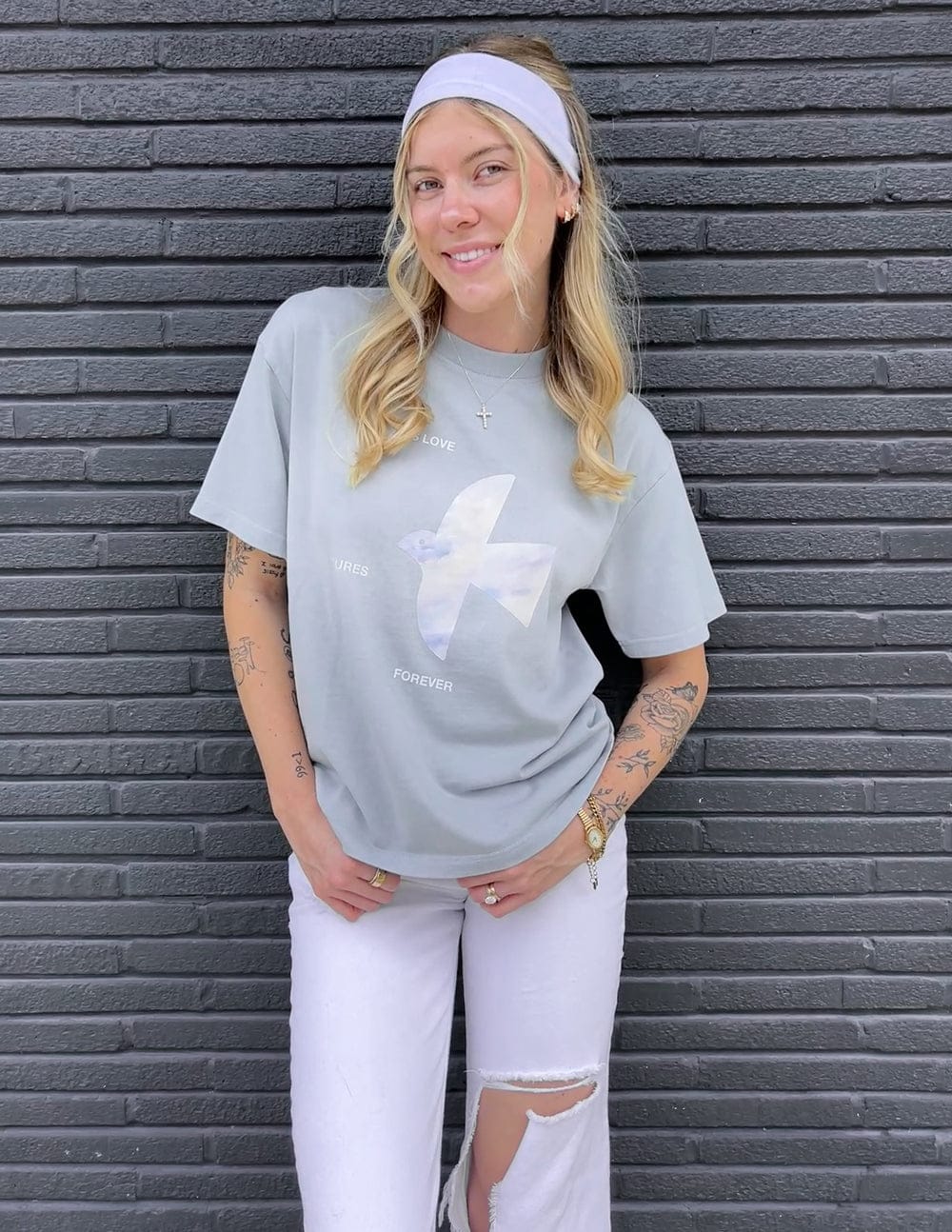 His Love Endures Forever Heavyweight Tee - A-1 Thread Vault