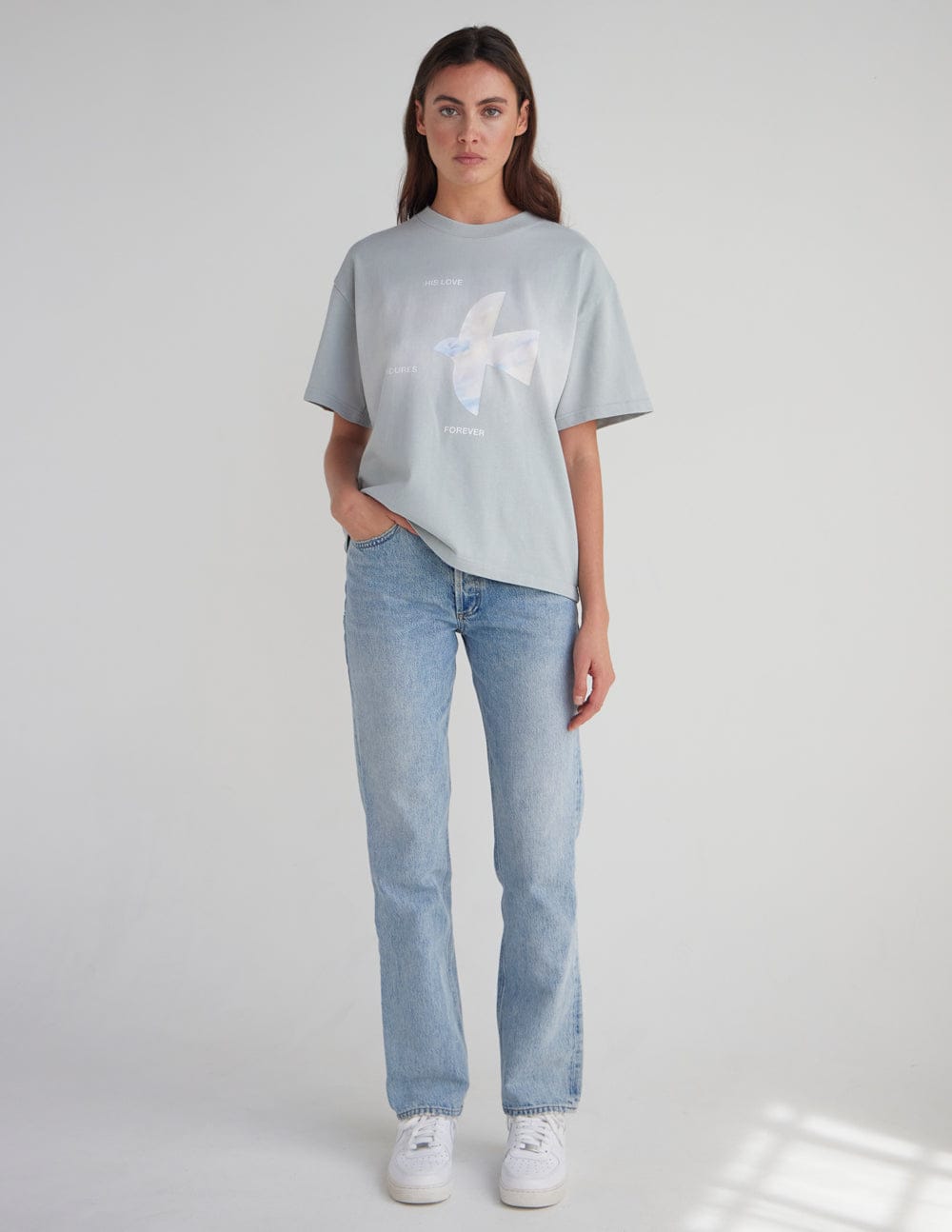 His Love Endures Forever Heavyweight Tee - A-1 Thread Vault
