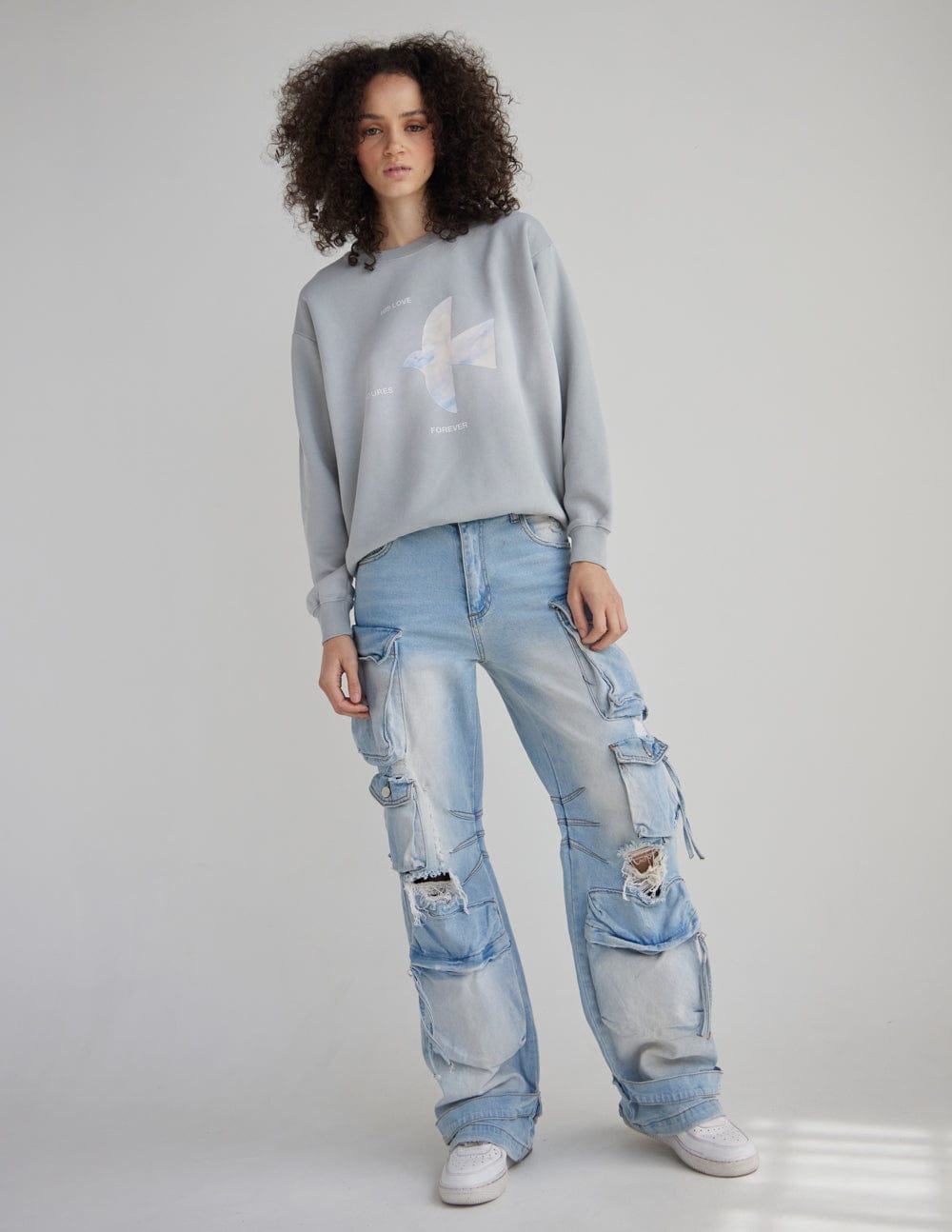 His Love Endures Forever Unisex Crewneck - A-1 Thread Vault