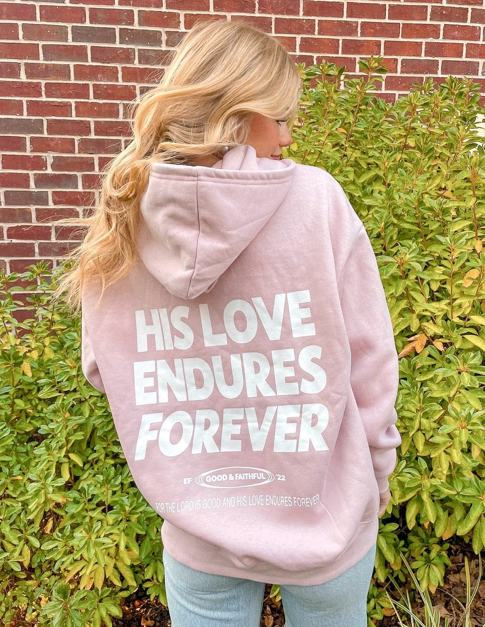 His Love Endures Forever Unisex Hoodie - A-1 Thread Vault