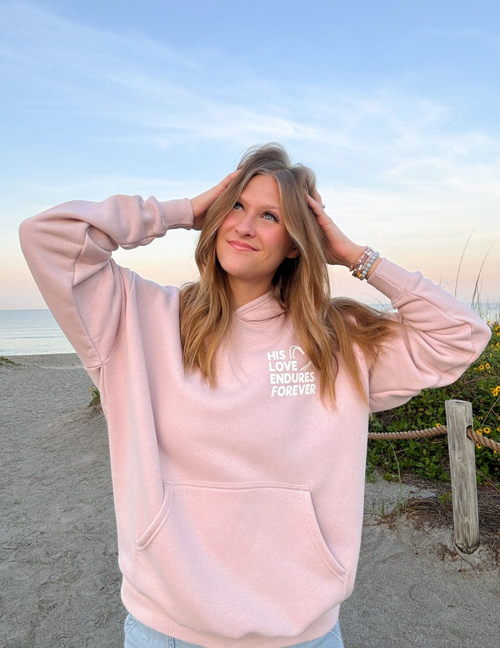 His Love Endures Forever Unisex Hoodie - A-1 Thread Vault