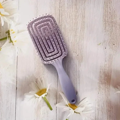 Hollow Out Hair Comb Anti Static Detangling Hair Comb Fluffy Hair Styling Comb For All Hair Types - A-1 Thread Vault