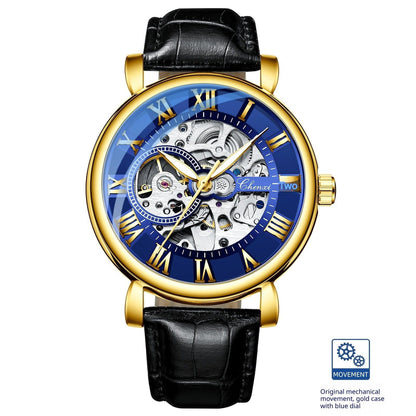 Hollow Waterproof Luminous Automatic Mechanical Watch - A-1 Thread Vault