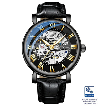 Hollow Waterproof Luminous Automatic Mechanical Watch - A-1 Thread Vault