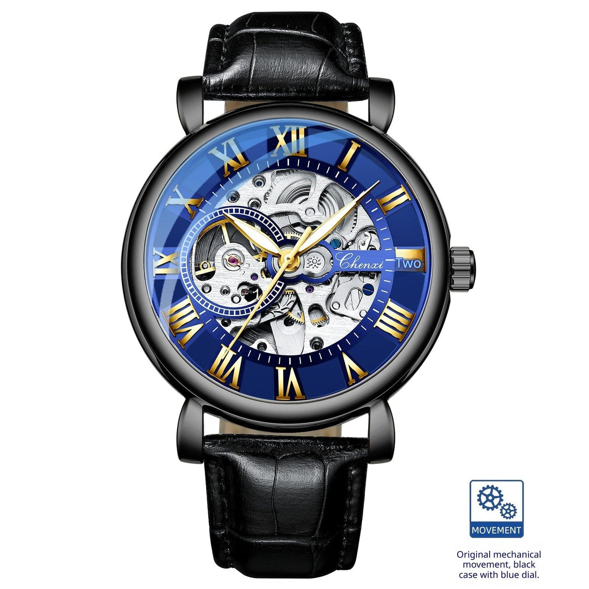 Hollow Waterproof Luminous Automatic Mechanical Watch - A-1 Thread Vault