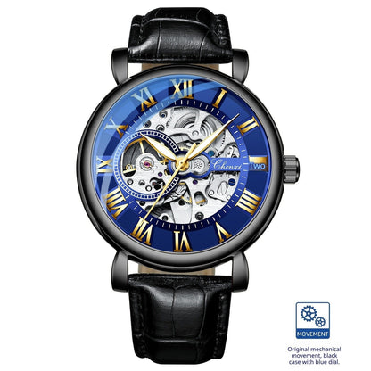 Hollow Waterproof Luminous Automatic Mechanical Watch - A-1 Thread Vault