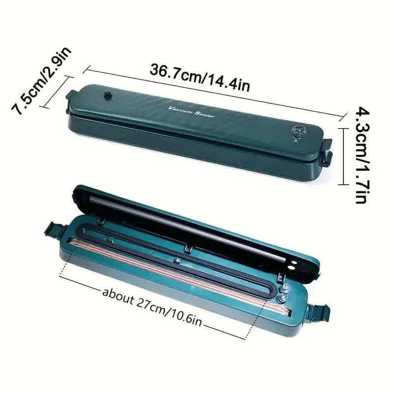 Home Automatic Food Sealer System-Dual Mode (Sealed & Vacuum) - A-1 Thread Vault