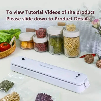 Home Automatic Food Sealer System-Dual Mode (Sealed & Vacuum) - A-1 Thread Vault
