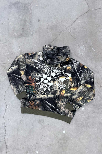 Stealth Heavyweight Oversized Unisex Camo Hoodie - A-1 Thread Vault