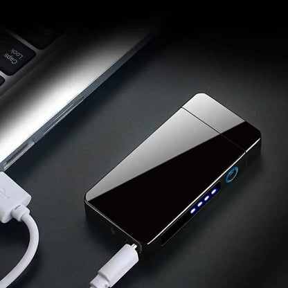 Hot Electric Windproof Metal Lighter - A-1 Thread Vault