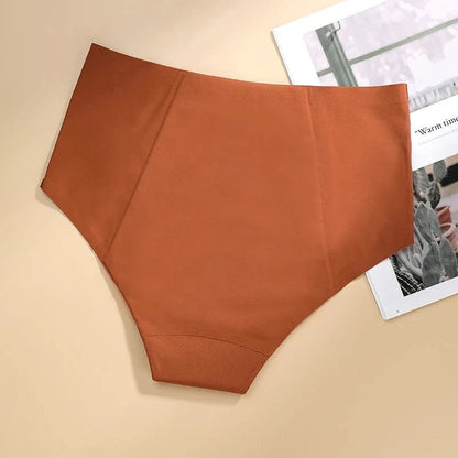 Hot Sale Mid-Rise Seamless Menstrual Period Panties 4 Layers Absorbent Leak Proof Culotte Lengthened Menstrual Panties - A-1 Thread Vault
