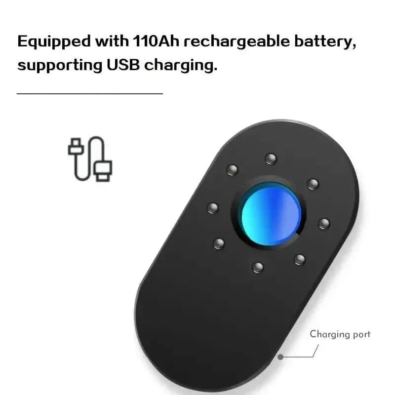 Hotel Hidden Camera Detector Finder, Infrared Detector, Travel Mini Portable Anti-Peeping Anti-Monitoring Camera Scanner - A-1 Thread Vault