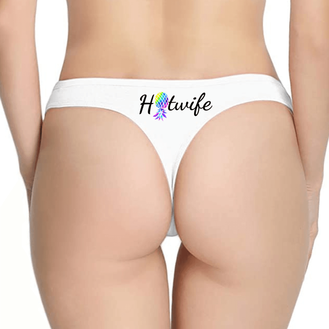 Hotwife Upside Down Pineapple Cotton Thong Panties - A-1 Thread Vault
