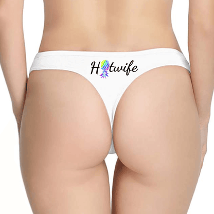 Hotwife Upside Down Pineapple Cotton Thong Panties - A-1 Thread Vault