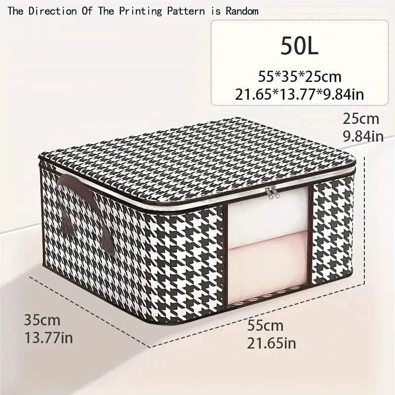 Houndstooth Large Storage Bag - A-1 Thread Vault