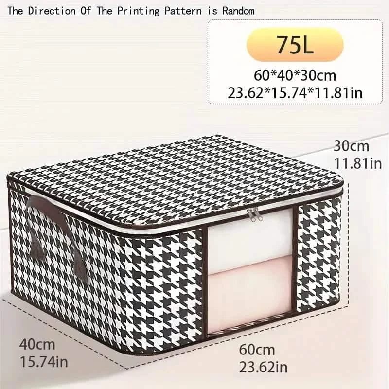 Houndstooth Large Storage Bag - A-1 Thread Vault