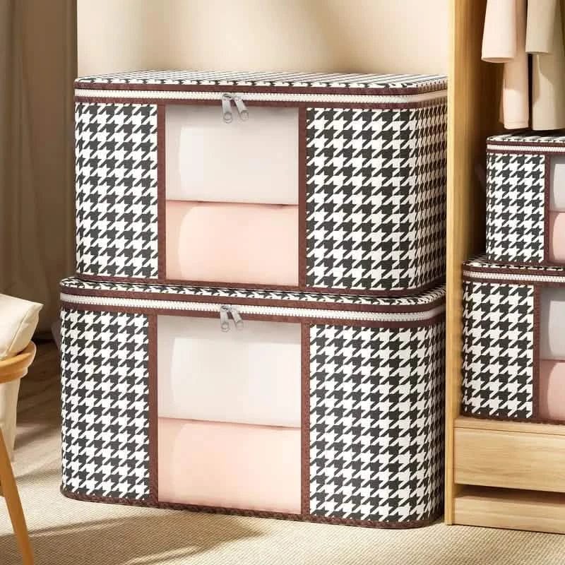 Houndstooth Large Storage Bag - A-1 Thread Vault