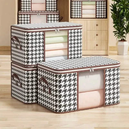 Houndstooth Large Storage Bag - A-1 Thread Vault