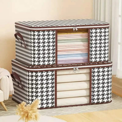 Houndstooth Large Storage Bag - A-1 Thread Vault