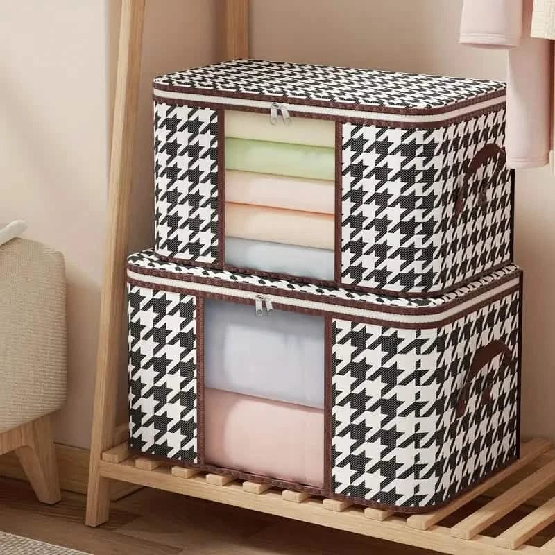Houndstooth Large Storage Bag - A-1 Thread Vault