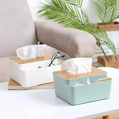Household Simple Wood Grain Paper Box - A-1 Thread Vault