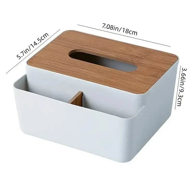 Household Simple Wood Grain Paper Box - A-1 Thread Vault