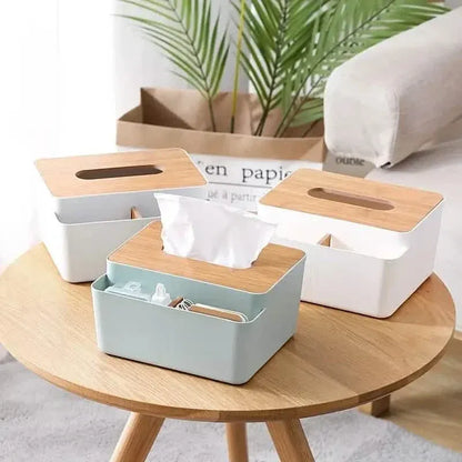Household Simple Wood Grain Paper Box - A-1 Thread Vault