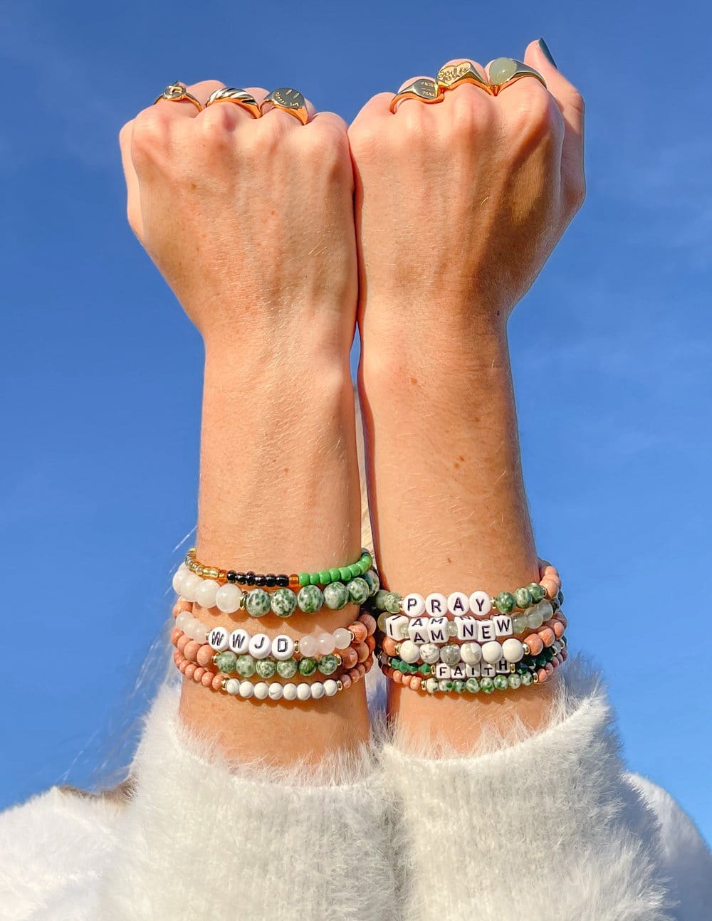 Howlite Stacker Bracelet - A-1 Thread Vault