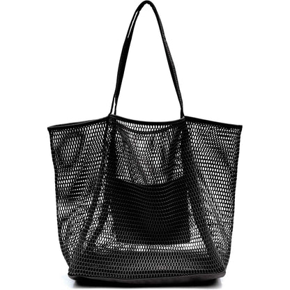 HOXIS Mesh Beach Tote Women's Shoulder Bag - A-1 Thread Vault