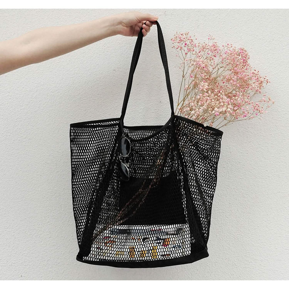 HOXIS Mesh Beach Tote Women's Shoulder Bag - A-1 Thread Vault