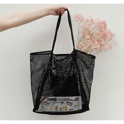 HOXIS Mesh Beach Tote Women's Shoulder Bag - A-1 Thread Vault