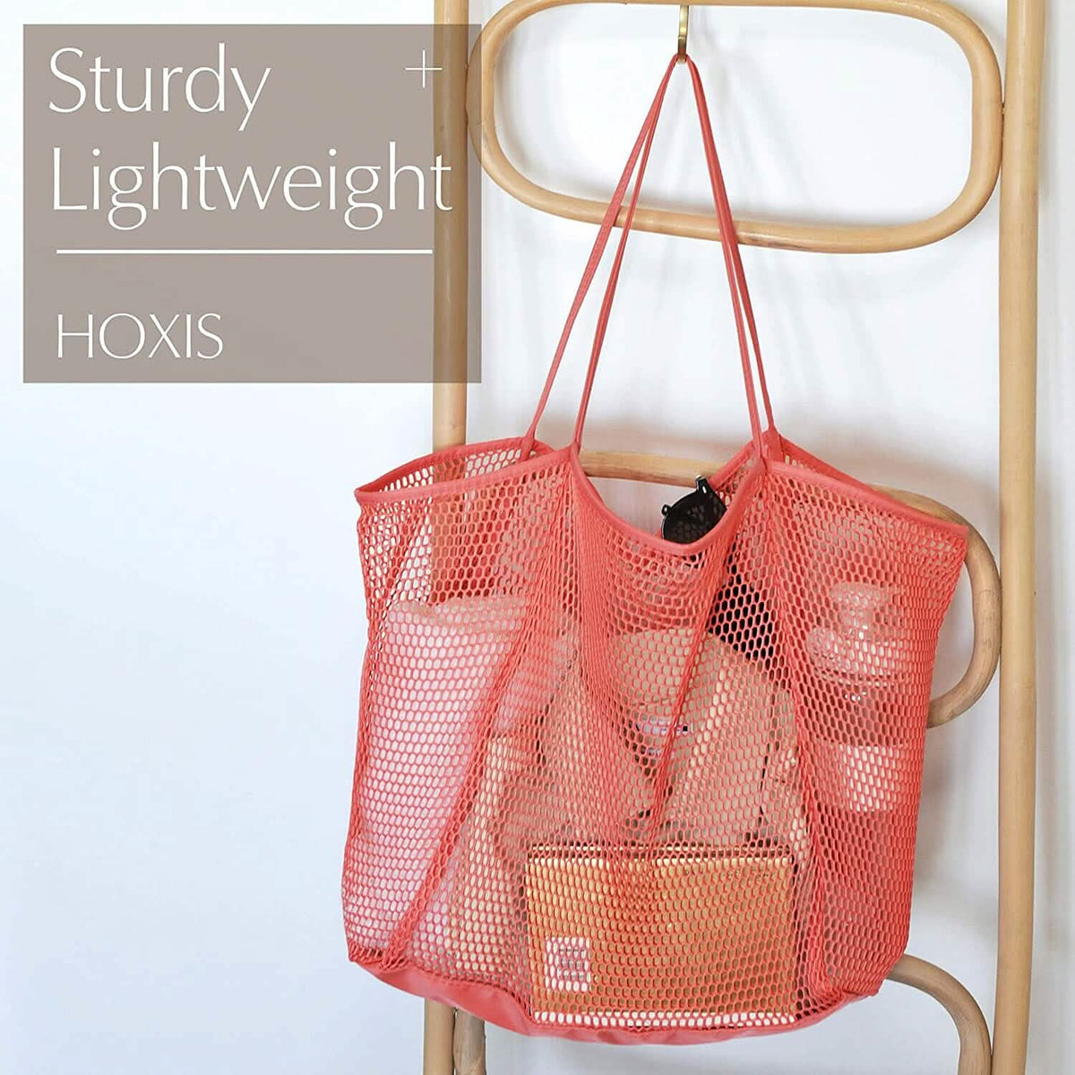 HOXIS Mesh Beach Tote Women's Shoulder Bag - A-1 Thread Vault