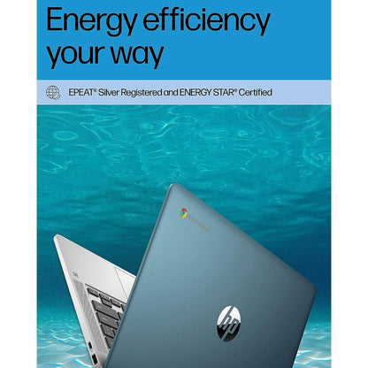 HP 14a-na0220nr, 14" HD Chromebook Intel Celeron N4120, 4GB RAM, 64GB eMMC (Refurbished) - A-1 Thread Vault