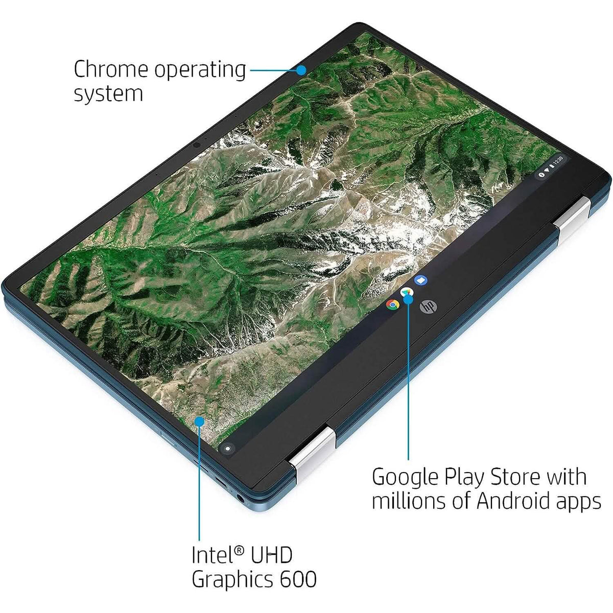 HP Laptop X360 14a Chromebook 14" HD Touchscreen (Refurbished) - A-1 Thread Vault
