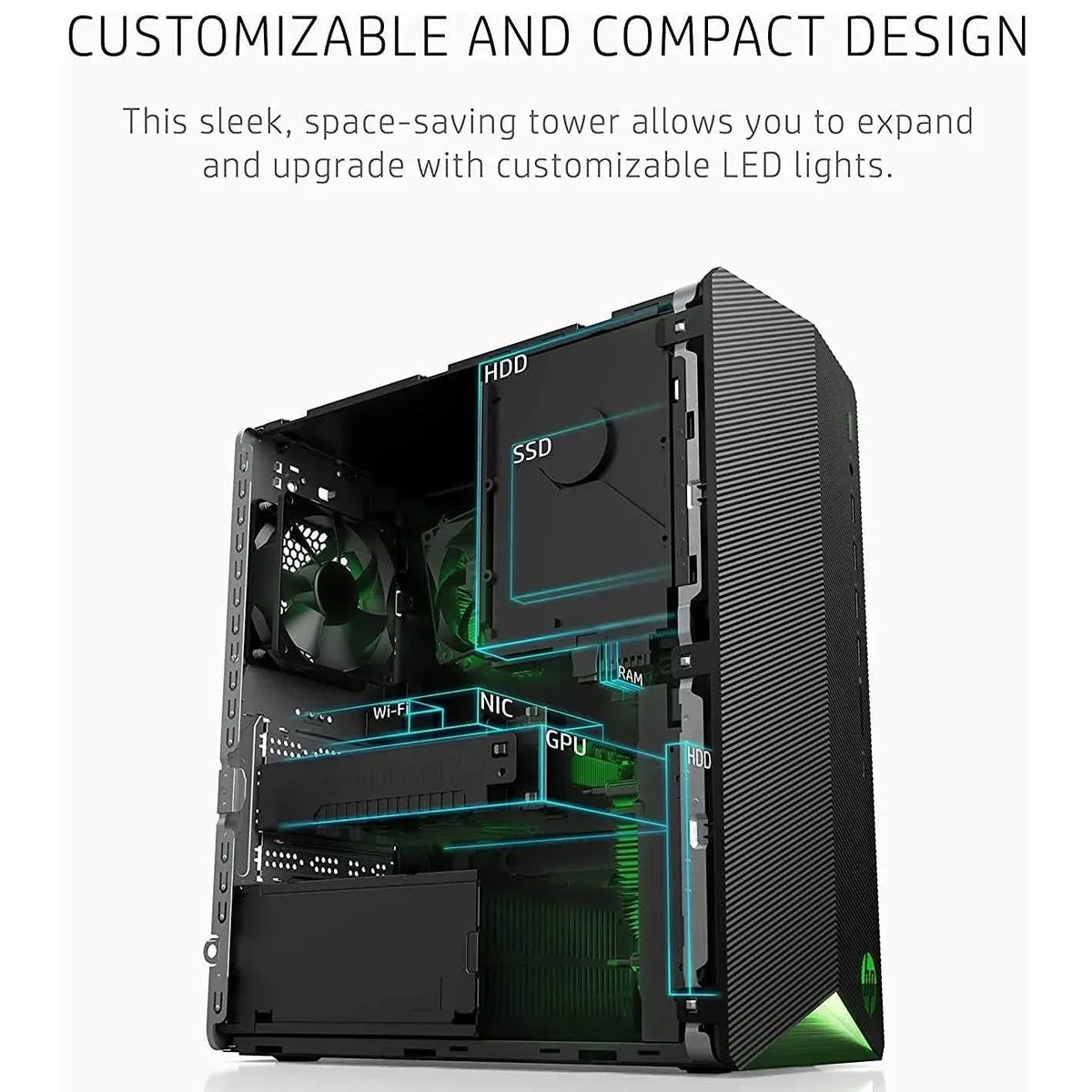 HP Pavilion Gaming PC AMD Ryzen 5 5600G Processor (Refurbished) - A-1 Thread Vault