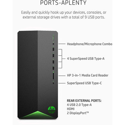HP Pavilion Gaming PC AMD Ryzen 5 5600G Processor (Refurbished) - A-1 Thread Vault