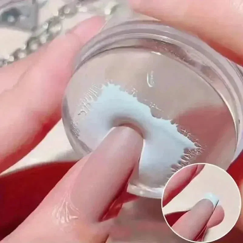 Hypoallergenic Silicone Nail Stamper and Scraper Set for French Manicure Stamping Plate - A-1 Thread Vault