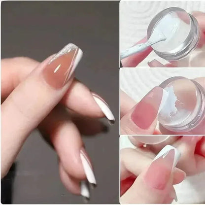 Hypoallergenic Silicone Nail Stamper and Scraper Set for French Manicure Stamping Plate - A-1 Thread Vault