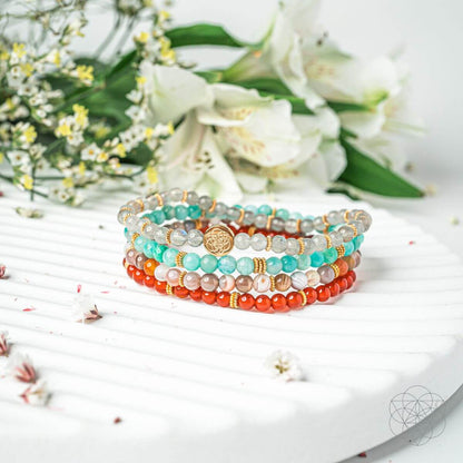 I Am Healthy: Mind, Body & Spirit Bracelet Pack of 4 - A-1 Thread Vault