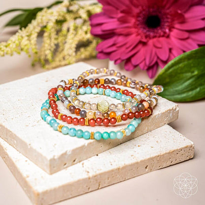 I Am Healthy: Mind, Body & Spirit Bracelet Pack of 4 - A-1 Thread Vault