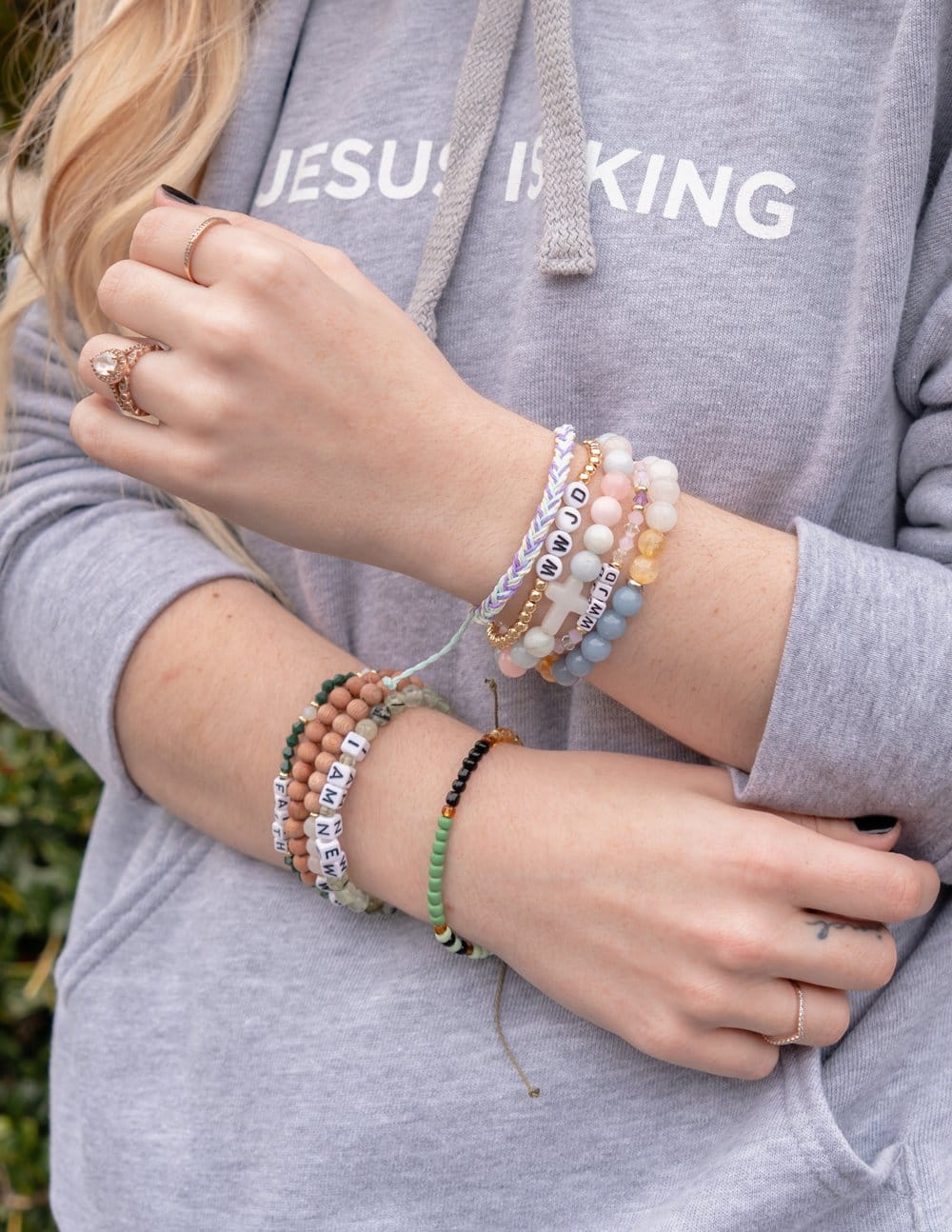I Am New Letter Bracelet - A-1 Thread Vault