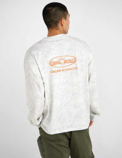 I Believe in Miracles Camo LS Heavyweight Tee - A-1 Thread Vault