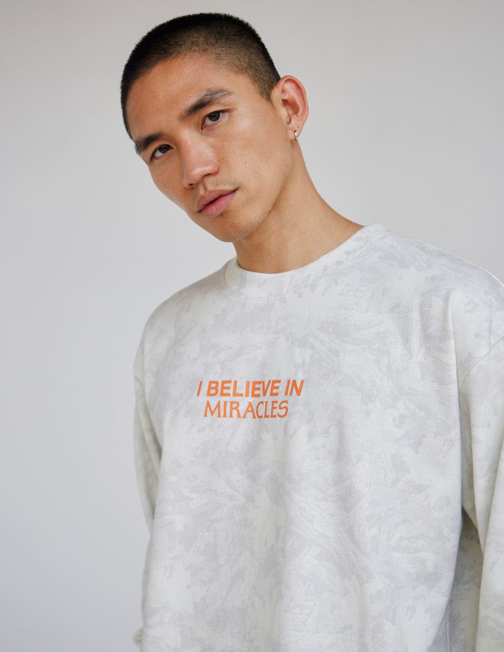 I Believe in Miracles Camo LS Heavyweight Tee - A-1 Thread Vault