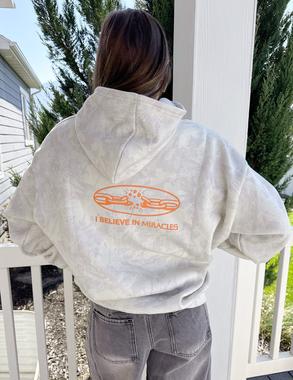 I Believe in Miracles Camo Unisex Hoodie - A-1 Thread Vault