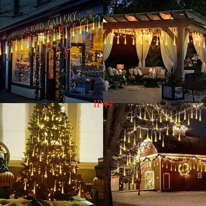 Icicle Snowfall Meteor Shower Outdoor Lights - A-1 Thread Vault