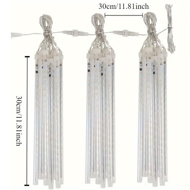 Icicle Snowfall Meteor Shower Outdoor Lights - A-1 Thread Vault