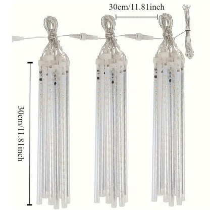 Icicle Snowfall Meteor Shower Outdoor Lights - A-1 Thread Vault