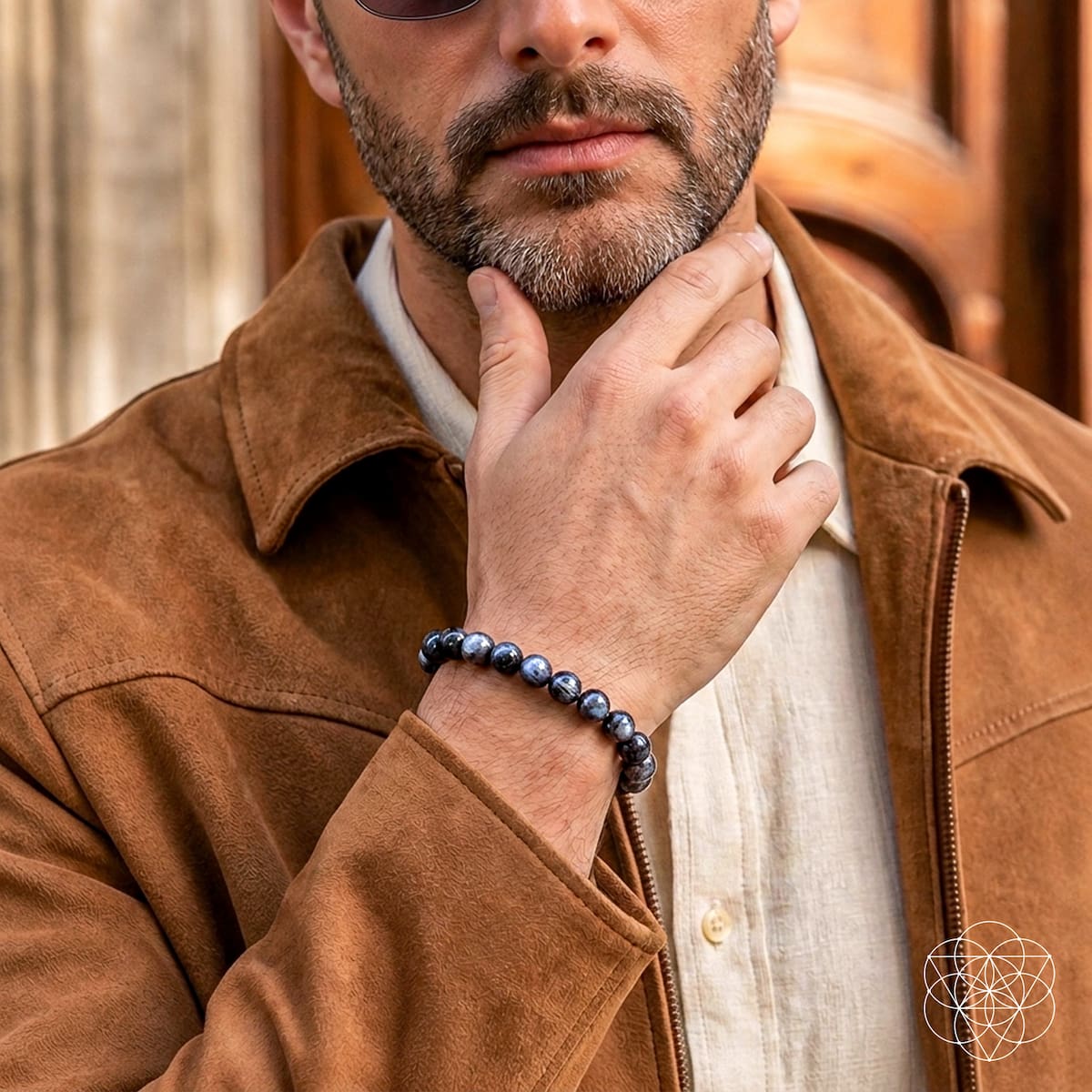 The Empath’s Cord Cutter – Black Moonstone Bracelet - A-1 Thread Vault