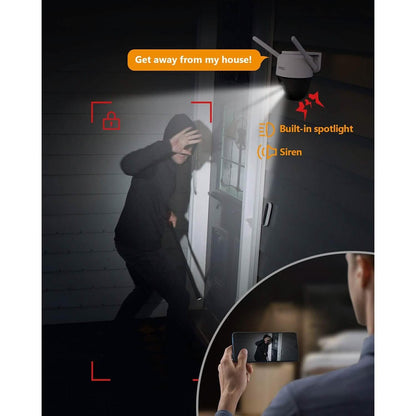 Imou Security Camera Outdoor with Floodlight and Sound Alarm (Refurbished) - A-1 Thread Vault