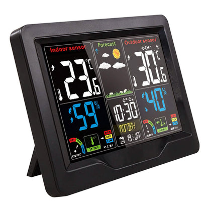 Indoor/Outdoor Thermometer Humidity Weather Forecast Temperature with Backlight - A-1 Thread Vault
